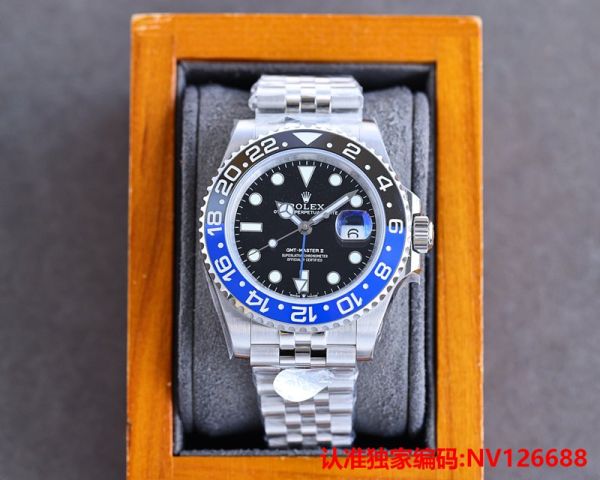  GMT Replica Rolex  904L Steel 3186/3285 Movement 40MM Watch